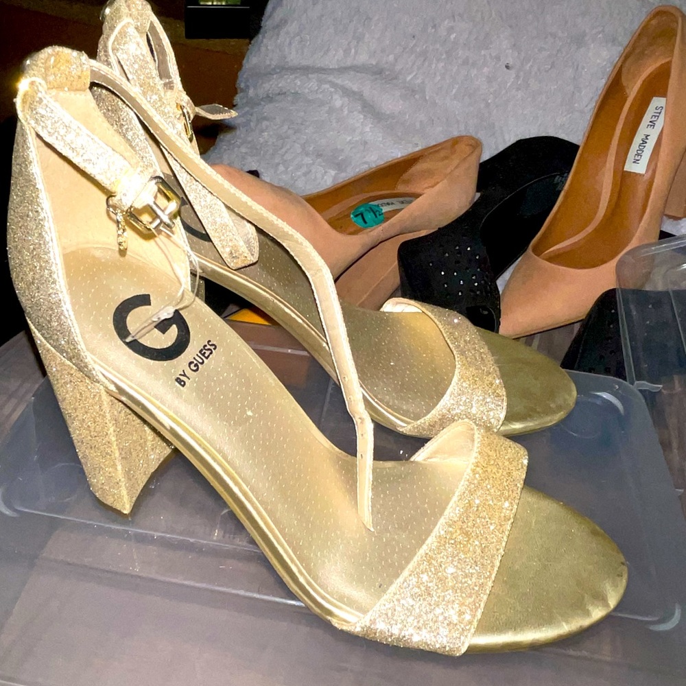 Gold heels